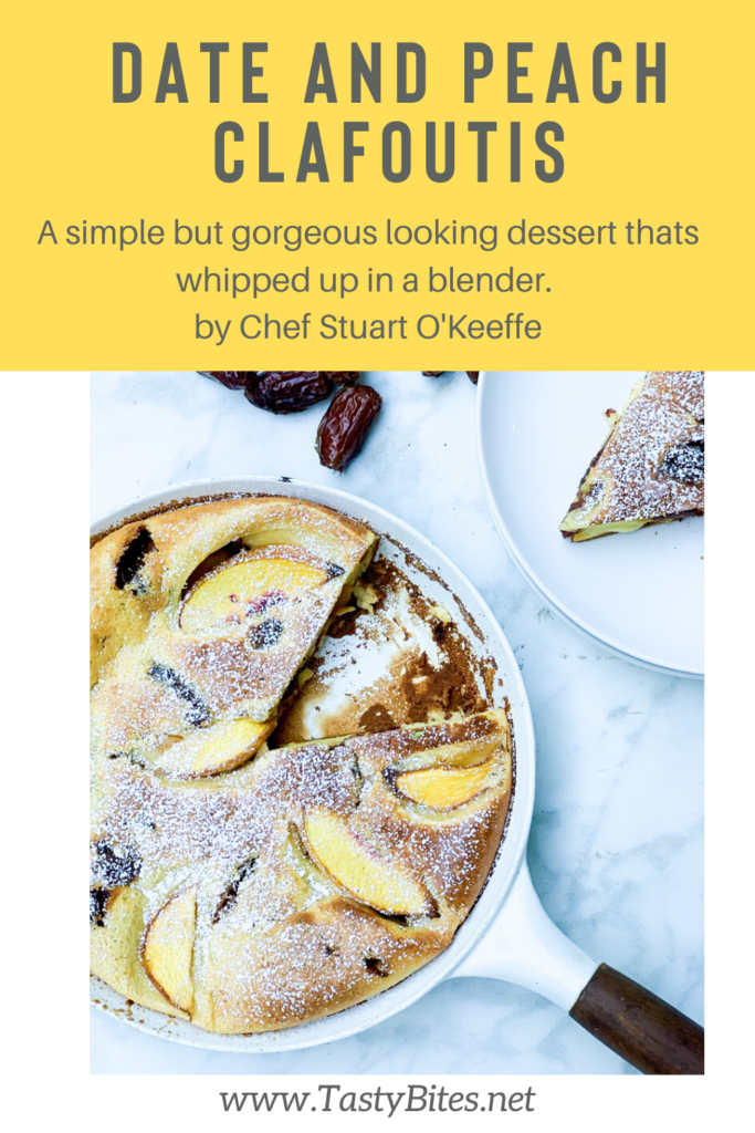 Date and Peach Clafoutis