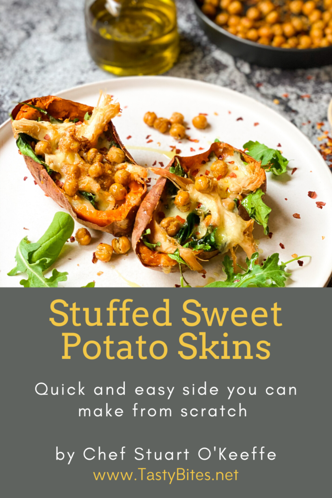 Stuffed Sweet Potato Skins
