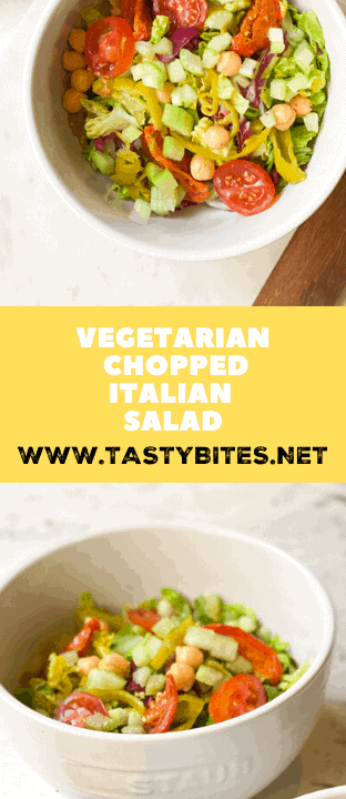 vegetarian italian chopped salad
