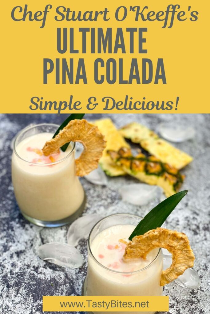 This is the Ultimate Pina Colada out there. You will be making this one weekly. Simple and from scratch for tastybites.net
