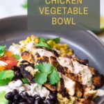An easy and yummy chicken rice bowl you can make in minutes for tastybites.net