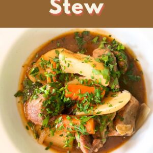If you're looking for a hearty and comforting meal to warm you up on a chilly evening, look no further than my classic Irish lamb stew.